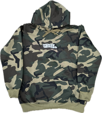 Load image into Gallery viewer, Camo Embroidered Skell hoodie

